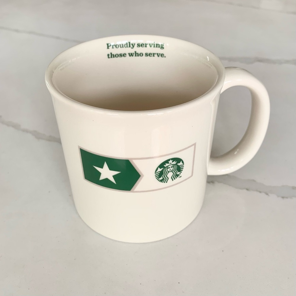 Starbucks 2013 Military Proudly Serving Those Who Serve 14 oz Mug coffee cup